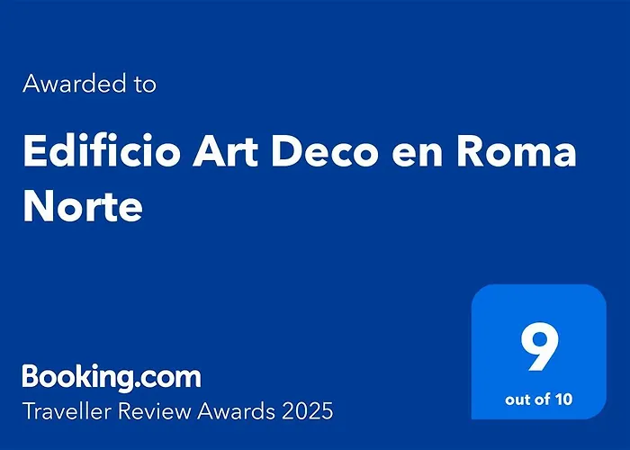 Edificio Art Deco En Roma Norte Cidade do México
